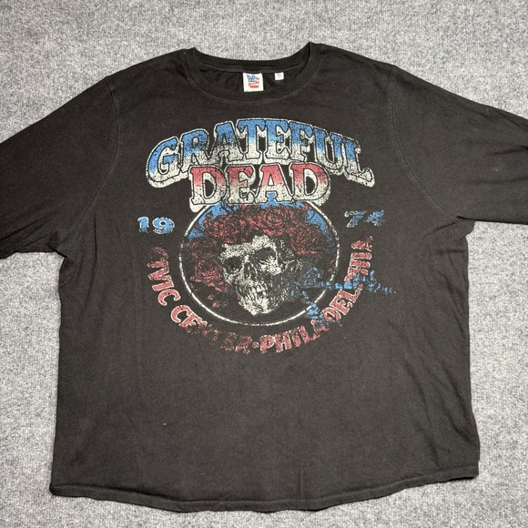 Grateful Dead Other - GRATEFUL DEAD X JUNK FOOD 1974 Black Long Sleeve Size X Large